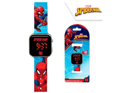 LED HODINKY SPIDERMAN (Velikost uni)