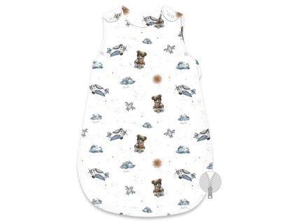 spaci vak bavlna 74 cm meda pilot bila modra