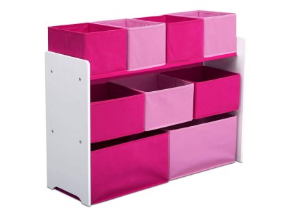 140318 255112 bhome organizer na hracky bilo ruzovy