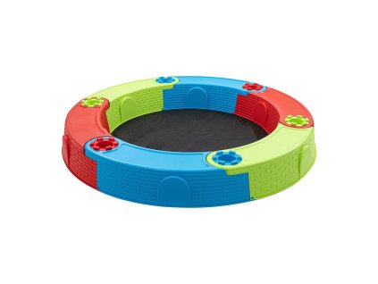 Velké plastové skládací pískoviště NEW BABY ZÁMEK 170 cm (Barva Bílá)