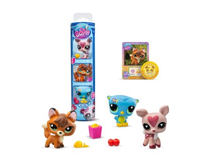 Littlest Pet Shop 3 figurky - 3 druhy