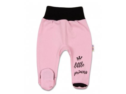Kojenecké polodupačky, růžové Little Princess (Velikost koj oblečení 56 (1-2m))