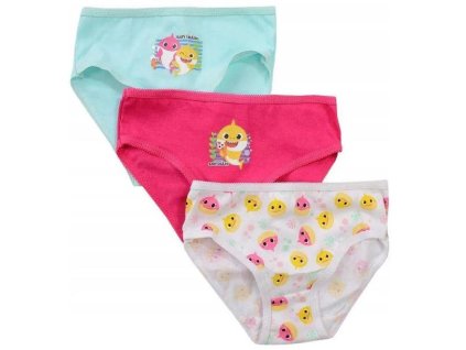 SADA 3 KS KALHOTKY BABY SHARK (Velikost 110)
