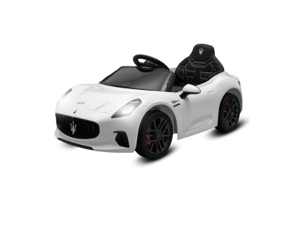 Elektrické autíčko Maserati GranTurismo Baby Mix bílé (Barva Bílá)