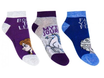 SADA 3 KS PONOŽKY FROZEN (Velikost 27-30)