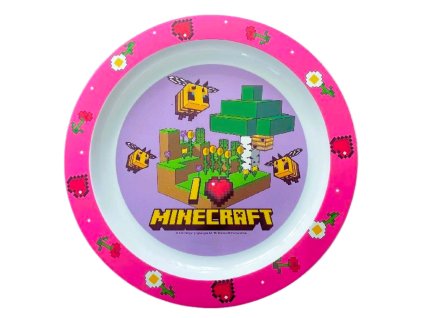 PLASTOVÝ TALÍŘ MINECRAFT (Velikost uni)