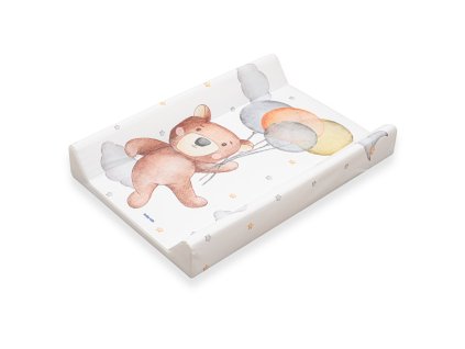 Přebalovací nástavec Baby Mix Medvídek s balónkem 47x70cm (Barva Bílá)