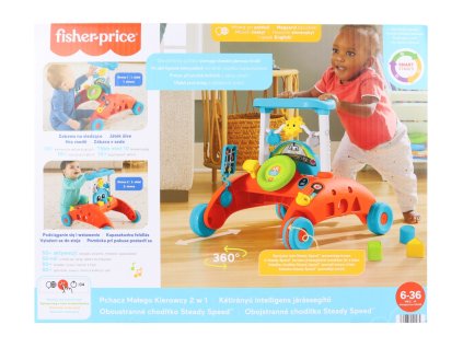 Fisher-Price Oboustranné chodítko steadyspeed HJP44