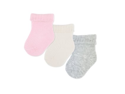 Kojenecké ponožky, sada 3 páry, GIRL (Velikost koj oblečení 56/62 (0-3m))