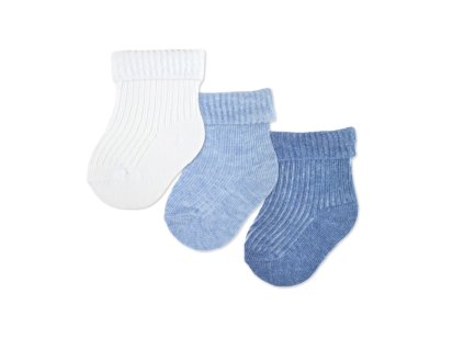 Kojenecké ponožky, sada 3 páry, BOY (Velikost koj oblečení 56/62 (0-3m))