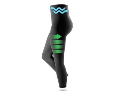 Speciální legíny PROSKIN Push-up - anticelulitidní s vysokým pásem, L-XXL, Be MaaM (Velikosti těh moda L (40))