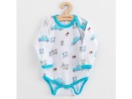 Kojenecké body New Baby Classic II cars (Barva Modrá, Velikost 74 (6-9m))