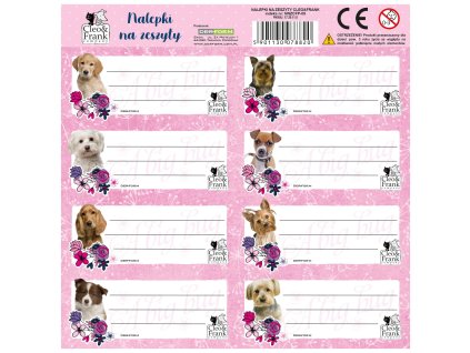 ARCH 8 KS NÁLEPKY NA SEŠITY PEJSCI (Velikost uni)