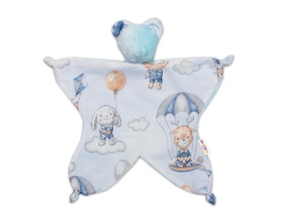 mazlicek pritulnicek medvidek minky bavlna letajici zviratka modry