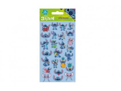 Samolepky Lilo a Stitch modré 25 ks ve fólii