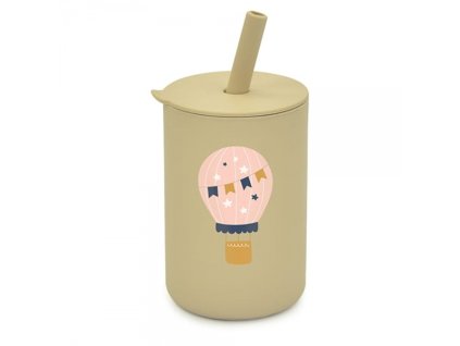 150806 295943 silikonovy hrnek s brckem balon 150 ml sv bezovy