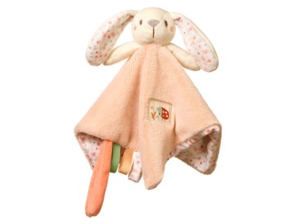 pritulnicek mazlicek s chrastitkem baby bunny 25 x 25 cm