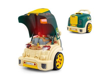 Realistický model přední části auta s otevírací kapotou Milly Mally N-GINE green (Barva Zelená)