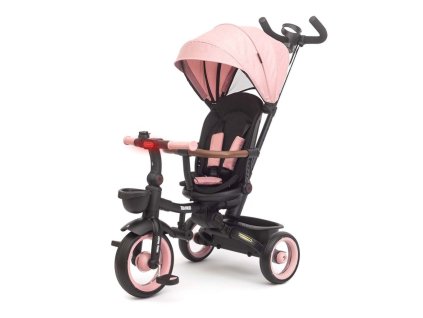 Luxusní dětská tříkolka s osvětlením Milly Mally Twinkle pink (Barva Růžová)