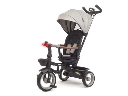 Luxusní dětská tříkolka s osvětlením Milly Mally Twinkle grey (Barva Šedá)