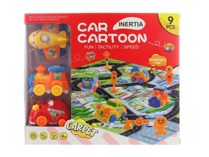 Sada koberec+autíčka