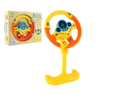 Volant plast průměr 25cm na baterie se zvukem se světlem EN mluvící v krabici 36x30x10cm