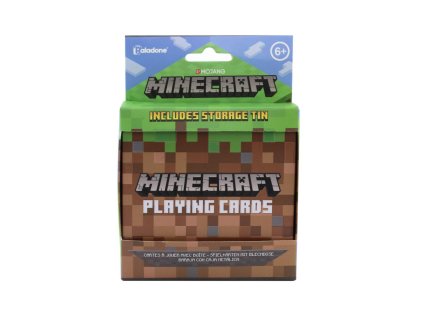 Hrací karty Minecraft v krabičce 11x15,5x2,5cm