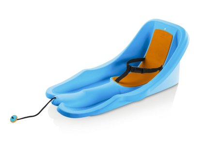 Boby baby rider plast mátové oranžové v sáčku 38x74x33cm 6m+