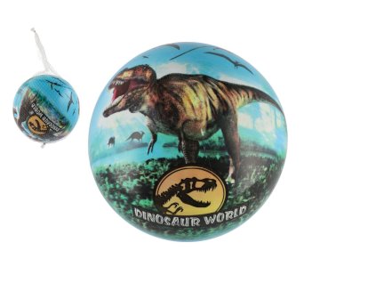 Míč Svět dinosaurů nafouknutý 23cm v síťce