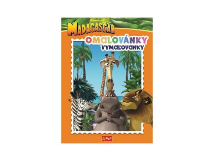 Omalovánky Madagascar 20x27,5cm