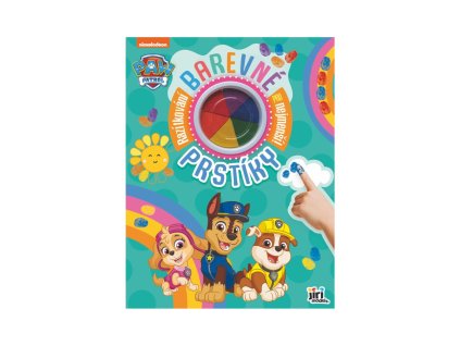 Sešit Barevné prstíky Tlapková patrola/Paw patrol s prstovými barvami 23x30cm