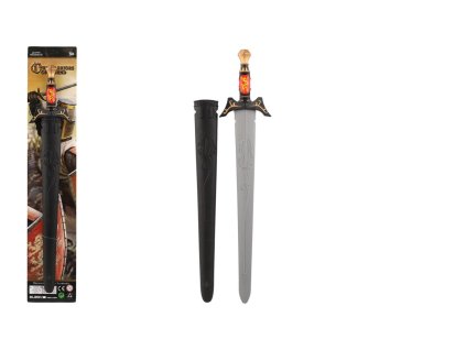 Meč v pouzdru plast 68 cm na kartě