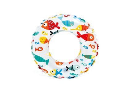 Kruh nafukovací prům. 51cm 3 druhy od 3-6 let v sáčku (1 ks)