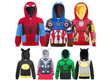 Chlapecká mikina s kapucou Marvel Heroes (vel. 4-5)