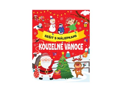 Sešit s nálepkami Kouzelné Vánoce 24x30cm