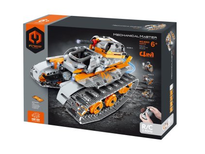 Stavebnice iM.MASTER 4v1 programovatelný tank RC plast 2,4GHz 554 dílků + dob. pack v krabici
