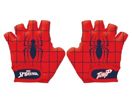 CYKLISTICKÉ RUKAVICE SPIDERMAN (Velikost uni)