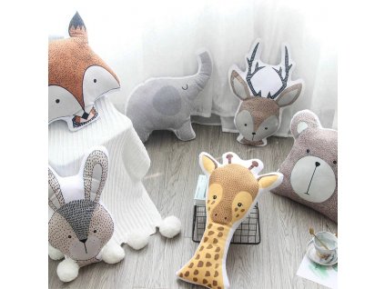 Tvarované polštáře - zvířátka