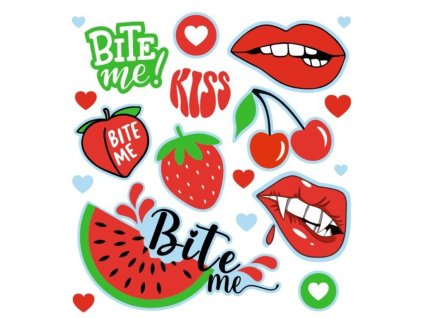 barevna vesela nazehlovacka tulimi bite me maly arch