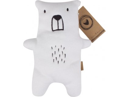mazlicek dekorace pro miminka z z midi bear 36 cm bily