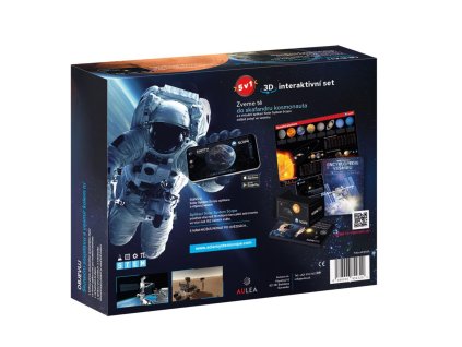 Průvodce vesmírem 5v1 interaktivní set 3D v krabici 33x26x6cm CZ text