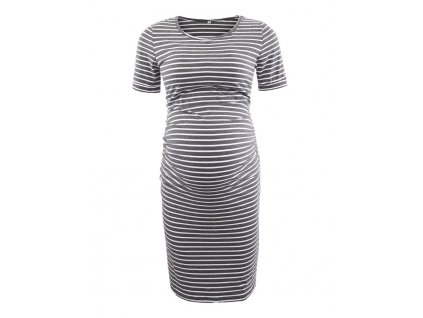 Pack of 3pcs Women s Side Ruched Maternity Clothes Bodycon Dress Mama Casual Short Sleeve Wrap 5