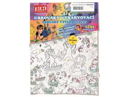 PE0069 UBR vybarv JEDNOROZCI H
