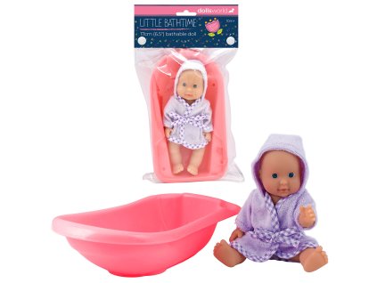 Dolls World - Koupací Anička a Honzík 17 cm - 2 druhy