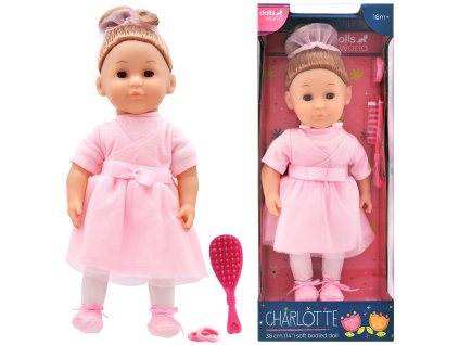 Dolls World - Módní panenka Charlotte s doplňky 36 cm