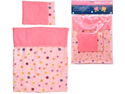 Dolls World - Peřinka a polštářek pro panenky 46 cm