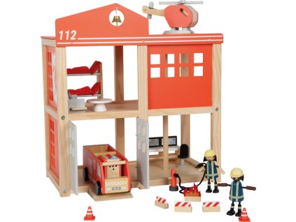 small foot Velká hasičská stanice s příslušenstvím