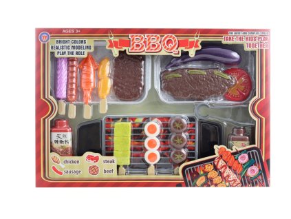 Sada jídla s grilem