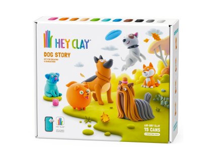 HEY CLAY Kreativní sada - Psi