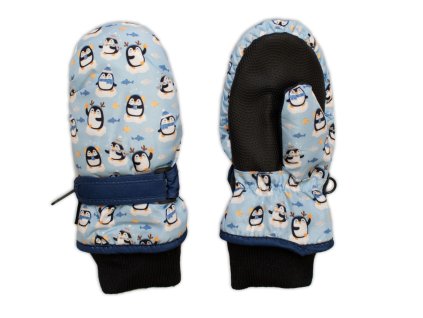 detske zimni nepromokave palcaky tucnak svetle modre vel 98 104 12 cm